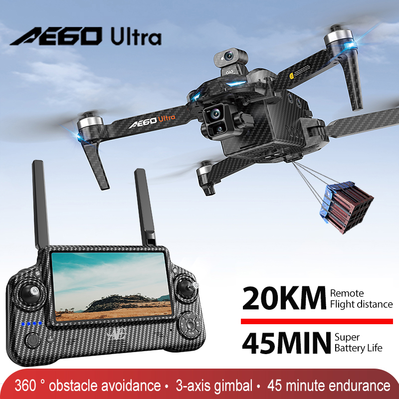 Drone Photogrammetry - โดรน AE60 GPS ระดับมืออาชีพ กล้อง 8K