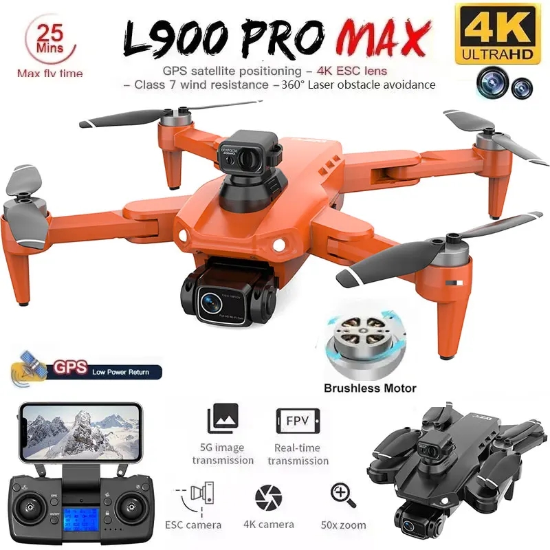 L900 Pro MAX GPS โดรน 4K Profe - Drone Photogrammetry บทวิจารณ์และราคา