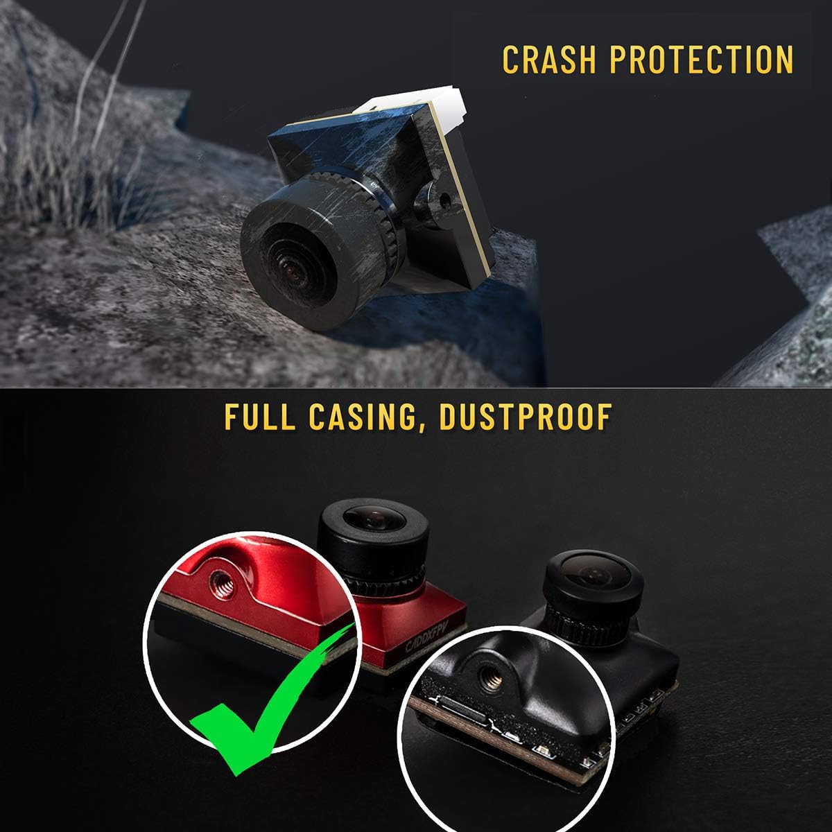CADDX ไมโคร FPV กล้อง Ratel 2  - Drone Cinematic บทวิจารณ์และราคา